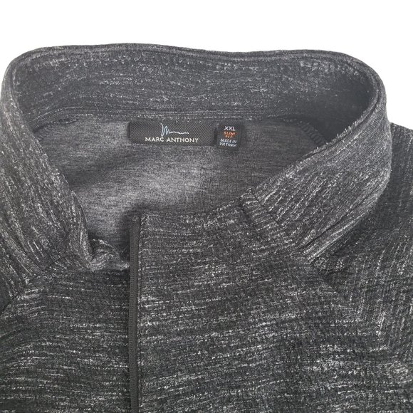 Marc Anthony Pull-over XXL Gray Space Dyed Cotton Blend - Picture 4 of 9